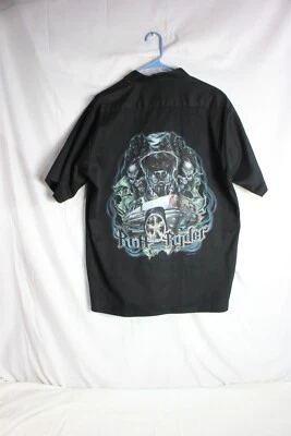 Vintage Mens Button Down Street Breed 2002 Fifth Sun Ruff Rider Xl - Image 1 of 4