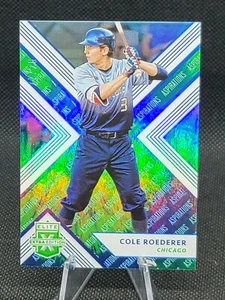 Cole Roederer 2018 Elite Extra Edition Green Aspirations Card #17/25 Cubs - Picture 1 of 3