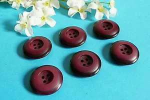 537b / Stunning Big Old Buttons " Beaune " Lot Of 7 Buttons Ép. 1970/80 - Picture 1 of 4