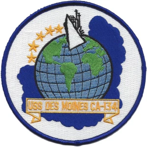 USS Des Moines CA-134 Heavy Cruisers Schiff Patch - Bild 1 von 6