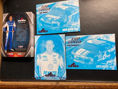 2012 Press Pass Ignite NASCAR Racing Partial Set of 30 cards + 3 Top Speed cards - Image 1 of 4