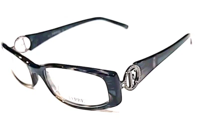 Gianfranco Ferre GF32904 Azul Marrón Colorido Rectángulo Anteojos 52-17 135 Nuevo Foto 1 de 4