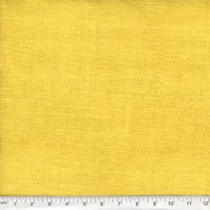 Yellow Burlap Print 100% Cotton Fabric 1/4 yard  - Picture 1 of 1