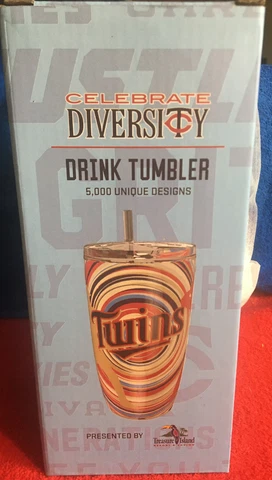 Minnesota Twins Drink Tumbler (NIB) Celebrate Diversity  (SGA) Cover