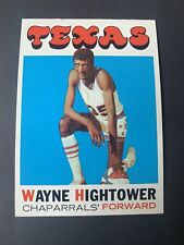 1971-72 Topps Basketball #187 Wayne Hightower EX+ Texas Chaparrals Kansas ABA