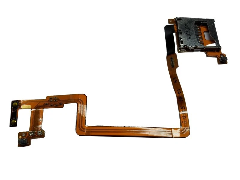 SINTECH Slot per schede SD alloggiamento socket con tasti L R cavo a nastro per Nintendo NDSi