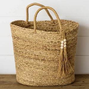 Water Hyacinth Woven Tote Bag - Picture 1 of 2