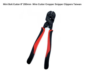Bolt Cutter 8 Inch 200mm Mini Wire Cutter Cropper Snipper Clippers CR-MO Taiwan - Picture 1 of 2