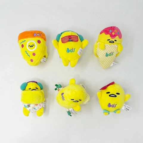 Gudetama The Lazy Egg Cutie Cuff Plush Slap Band Bracelet : Complete Set of 6 Cover