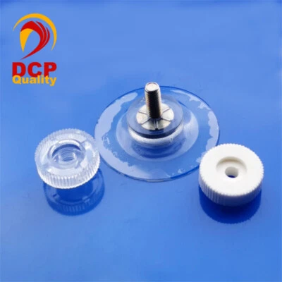DCP QUALITY 16 Saugnäpfe Ø 30 mm mit Gewinde (10 mm) und Rändelmuttern Saugnapf Haftsauger
