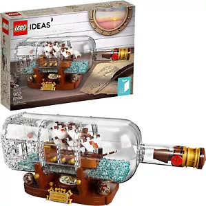 NEW LEGO Ideas Ship in a Bottle 92177 Expert Building Kit Collectible Toys - Picture 1 of 8