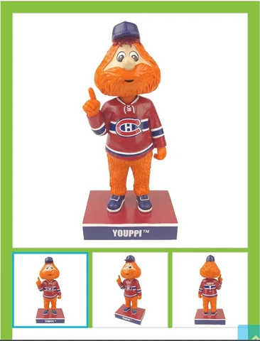 Limited Edition Montreal Canadiens Youppi! Mascot Bobblehead Cover