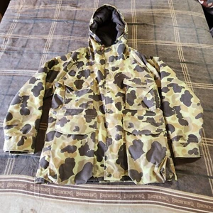 Vintage Cabela's Gore-Tex Camo Parka Hunting Jacket Coat Size M Made In The USA - Picture 1 of 22