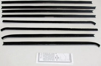 Kit de fieltro de barrido de ventana para Dodge Dart 1970-1971 cupé de 2 puertas auténtico 8 un. Foto 1 de 4