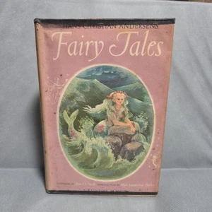 Vintage 1946 Fairy Tales by Hans Christian Andersen Hardcover W/ Dustjacket - Imagen 1 de 10