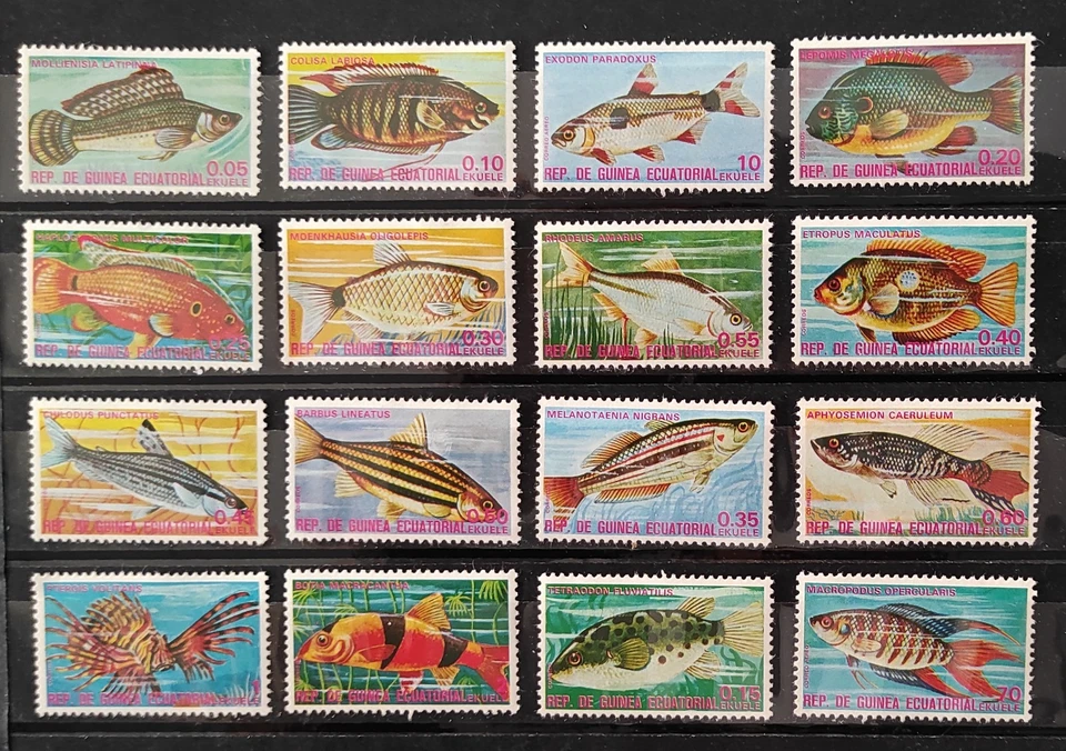 SELLOS-serie de 16 valores PECES EXOTICOS- Michel 736751 -MNH - Imagen 1 de 1
