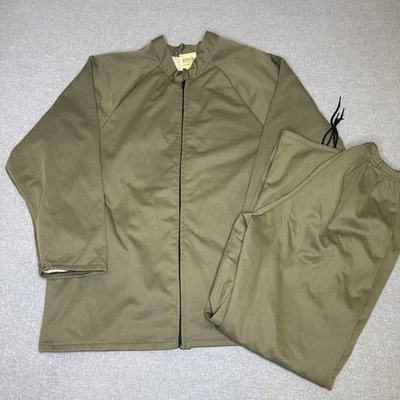 Scent Lok Base Layer Top & Bottom Men’s XL Olive Full Zip Hunting Jacket & Pants - Image 1 of 4