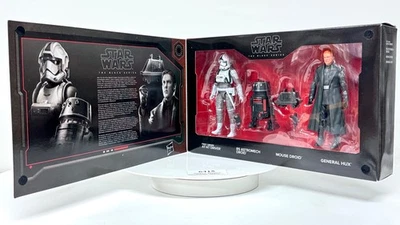 Star Wars Serie Negra Galaxy Edge Primer Orden Paquete de 4 General Hux Mouse Droid R5 Foto 1 de 4