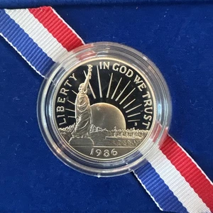 1986-S Statue of Liberty Commemorative Half Dollar - Beautiful Proof Coin - Picture 1 of 4