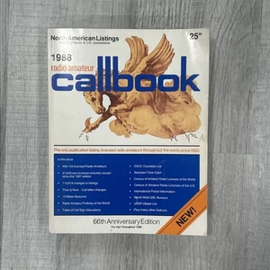 Vintage 1988 Radio Amateur Callbook Book North American Listings Call Signs Ham - Zdjęcie 1 z 5