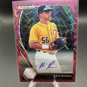 2021 Prizm Draft Picks #PDP215 Erik Rivera Pink Velocity Prizm Auto ANGELS  - Bild 1 von 6