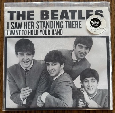Beatles I Want To Hold Your Hand 30th Anniversary Issue 45rpm (1994) W/ Sticker - Image 1 of 4