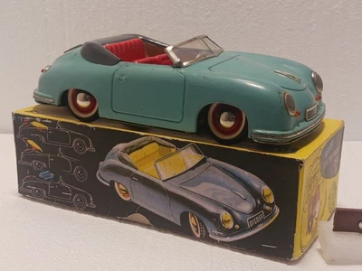 Coche de hojalata Distler Electromatic 7500 Porsche 356 auténtico de colección Alemania Foto 1 de 4