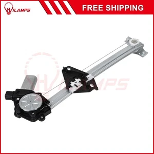 Fits 2006-2011 Honda Civic Rear Driver Side Power Window Regulator with Motor - Picture 1 of 6