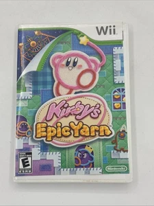 Kirby's Epic Yarn (Nintendo Wii) Complete CIB w/ Manual & Case - Picture 1 of 3