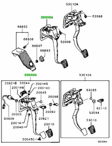 Pedal Assy, Clutch For: Mitsubishi Lancer Evo 7 8 9 (CT9A) - Picture 1 of 1