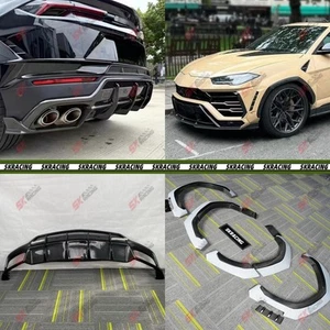 Rear Diffuser Fender Flare Wheel Arch Cover Kits Fits Lamborghini Urus 2018-2022 - Picture 1 of 52