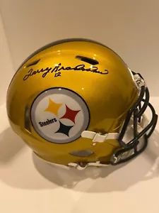 TERRY BRADSHAW AUTO STEELERS FLASH FULL SIZE AUTHENTIC HELMET BECKETT - Picture 1 of 6