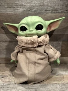 Mattel Plush Baby Yoda Doll Star Wars Mandalorian The Child 11" GBX49 2020 GROGU - Picture 1 of 10