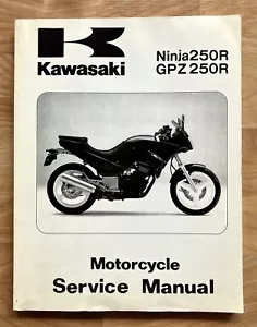 Manual de servicio original de motocicleta KAWASAKI Ninja 250R GPZ 250R 1997 - Imagen 1 de 2