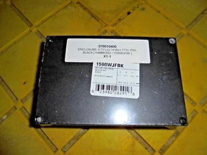 0700104 Hammond 1590WJF Enclosure, Instrument, Aluminium, Black 5.71" X 3.74" - Picture 1 of 3