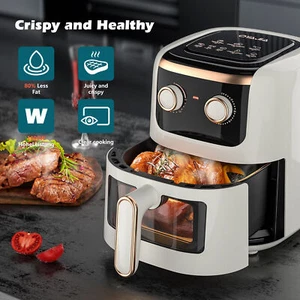 5L Large Air Fryer 1300W Low Fat Oil free Healthy Oven Frying Kitchen Cooker Flb - Picture 1 of 14