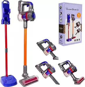 3-In-1 Kids Vacuum That Works, Toddler Toy Cleaner Set Age 3+ Multi01 - Picture 1 of 12