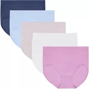 Carole Hochman Women's Seamless Briefs, Multi, Medium - Picture 1 of 2