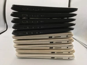 Lot of 10 HP Chromebook 14 SMB Issues Missing Screens For Parts or Repair- FT - Afbeelding 1 van 10