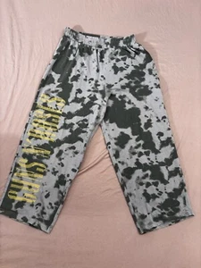 Guns N Roses Jogginghose Damen Medium Grau Grün Batik - Bild 1 von 12