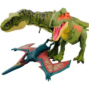 Jurassic World Legacy Collection Tyrannosaurus Rex Albertosaurus Pteranodon Dino - Bild 1 von 8