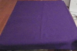 Solid PURPLE Fabric Polyester Blend Crafts Sewing 46"wide By-HALF-Yard - Picture 1 of 2