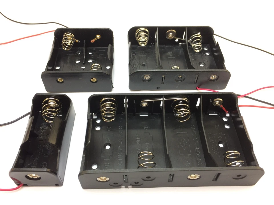 MARKENLOS Batteriehalter für C Batterie | Baby, AM-2, Zelle