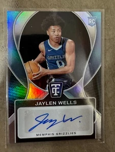 Jaylen Wells 2024-25 Panini Totally Certified Rookie Auto RC Memphis Grizzlies - Foto 1 di 2