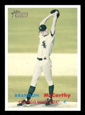 Topps Heritage #348 2006 Brandon McCarthy SP Chicago White Sox identificación de béisbol: 44110 Foto 1 de 2