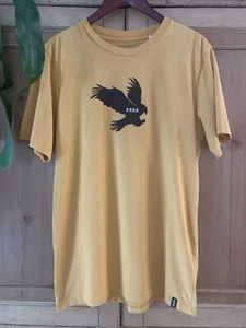 prAna Senfgelb | Free Bird Journeyman T-Shirt | Kurzarm | Herren Größe L - Bild 1 von 8