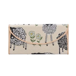 Signare Tapestry Spring Lamb Envelope Purse Fashion Wallet for Women' - Picture 1 of 8