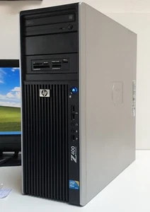 HP Z400 Workstation Windows XP Gamer PC 500GB 4GB DVD-RW Computer AMD 1GB 2xCOM - Bild 1 von 9
