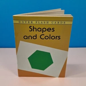 Vintage 1990s Dover Flash Cards: Shapes and Colors Cathy Beylon 1997 Little Book - Imagen 1 de 11