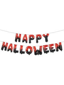 Happy Halloween Folie Luftballon Brief Girlande Halloween Party Dekoration - Imagen 1 de 1
